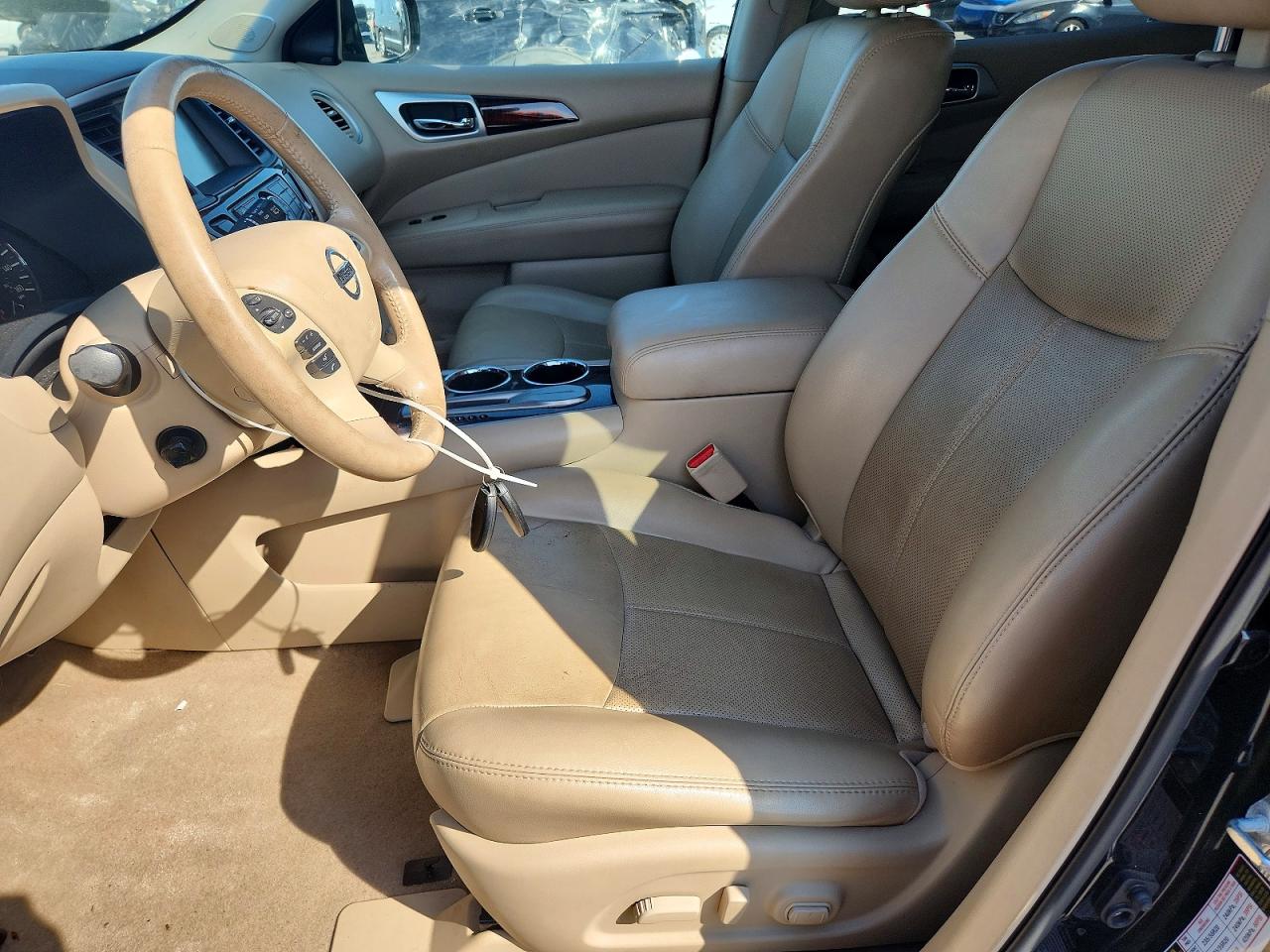 2015 Nissan Pathfinder S Black vin: 5N1AR2MNXFC627917