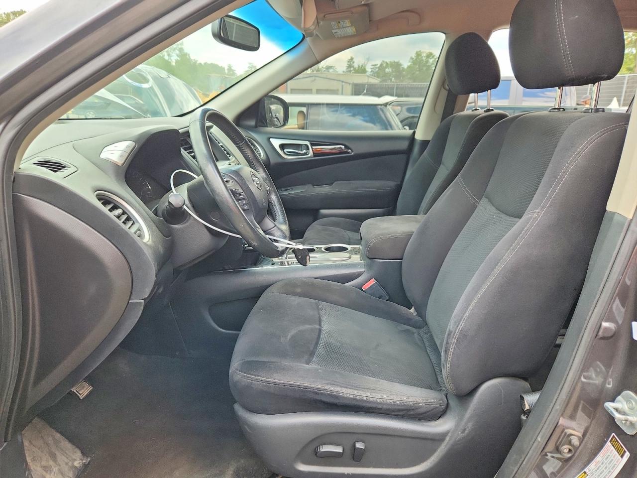 2015 Nissan Pathfinder Sv Gray vin: 5N1AR2MNXFC629716