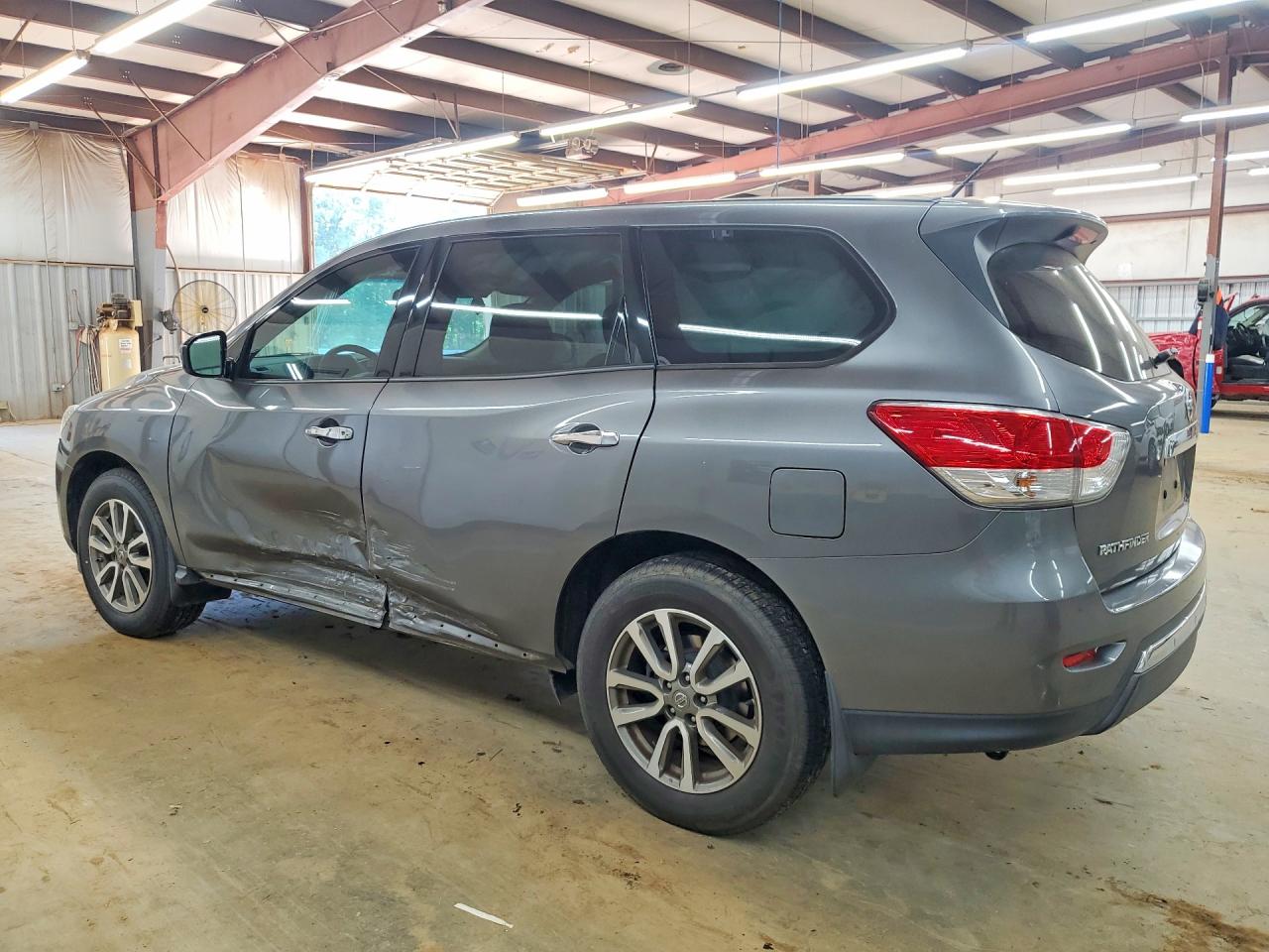 2015 Nissan Pathfinder S Gray vin: 5N1AR2MNXFC643549