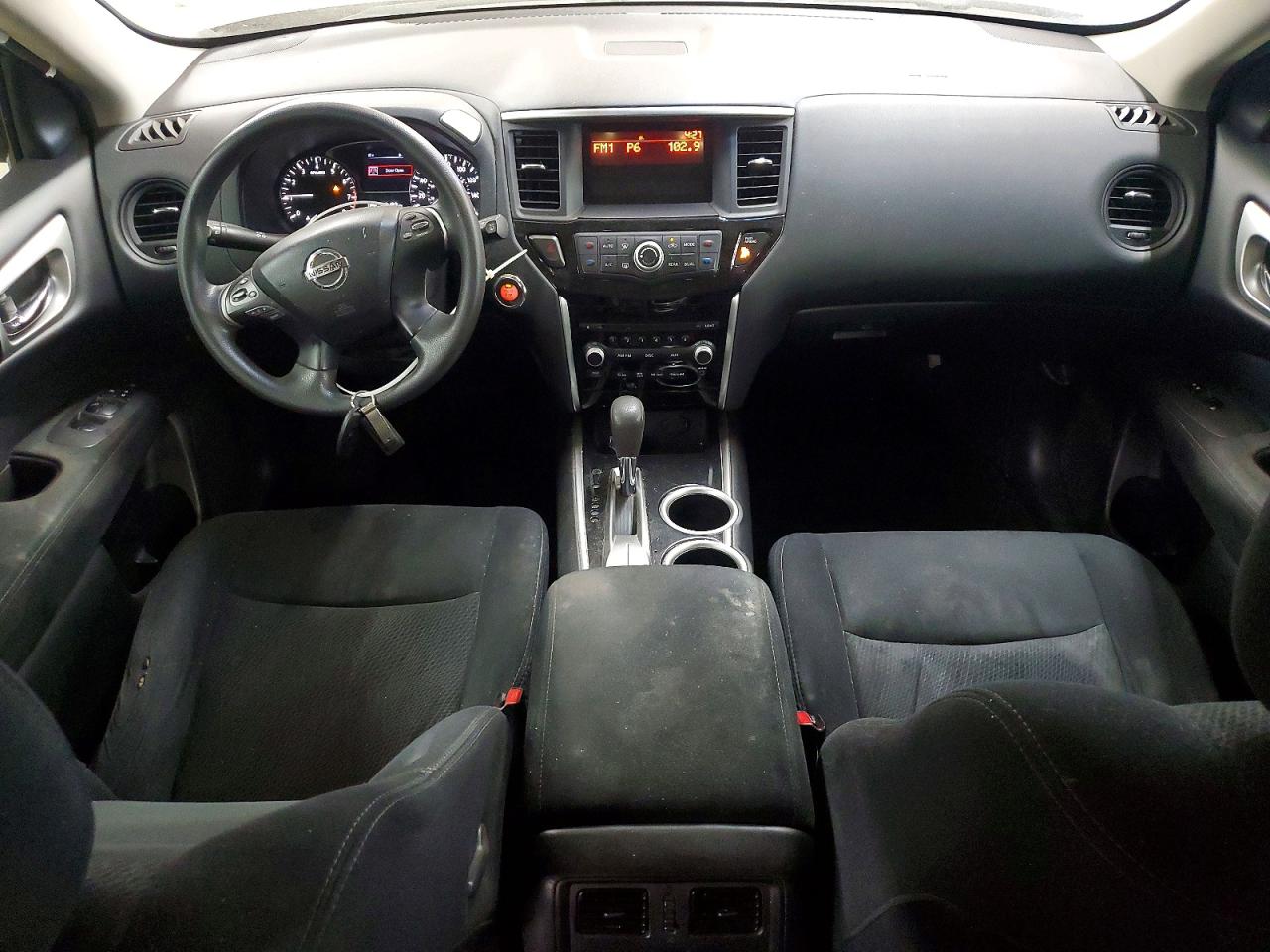 2015 Nissan Pathfinder S Gray vin: 5N1AR2MNXFC643549
