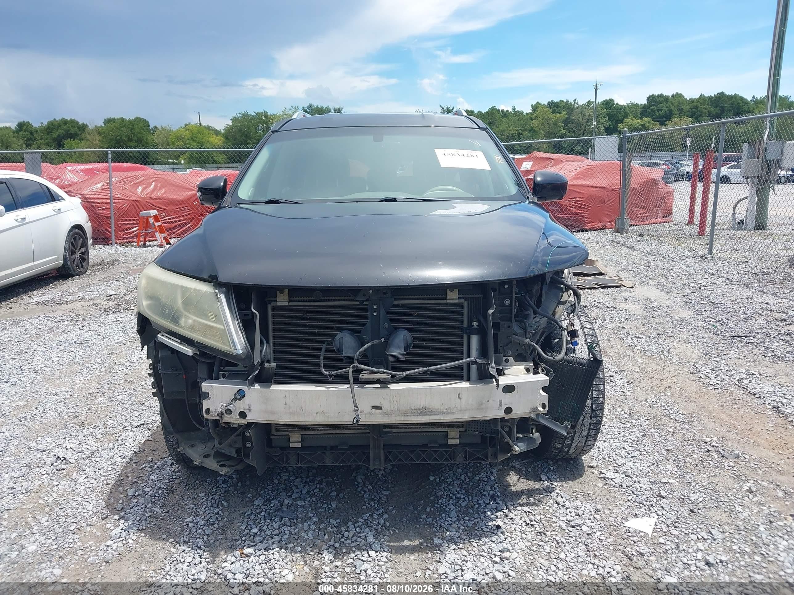 2015 Nissan Pathfinder Sl Black vin: 5N1AR2MNXFC644264