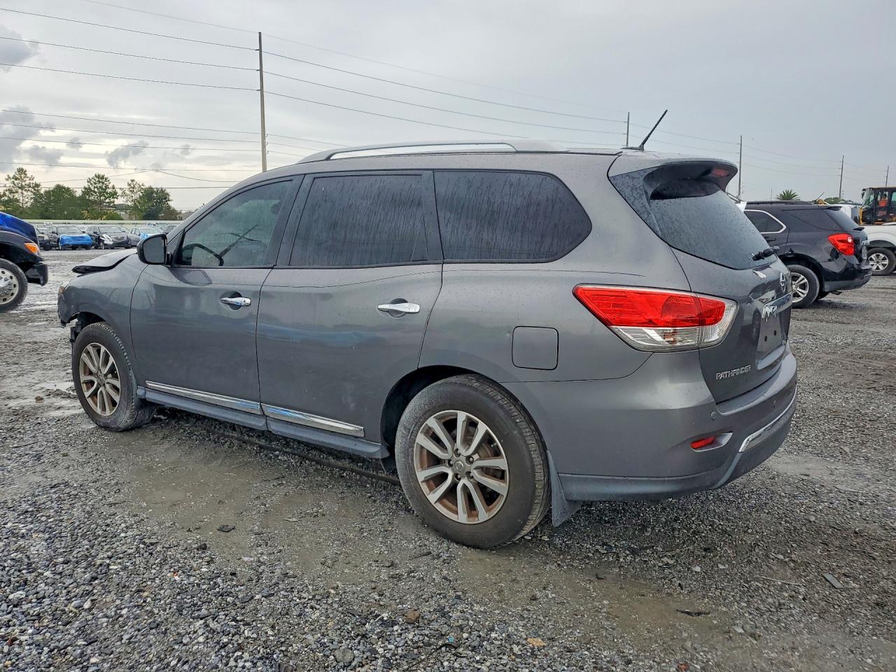 2015 Nissan Pathfinder Sl Gray vin: 5N1AR2MNXFC650842