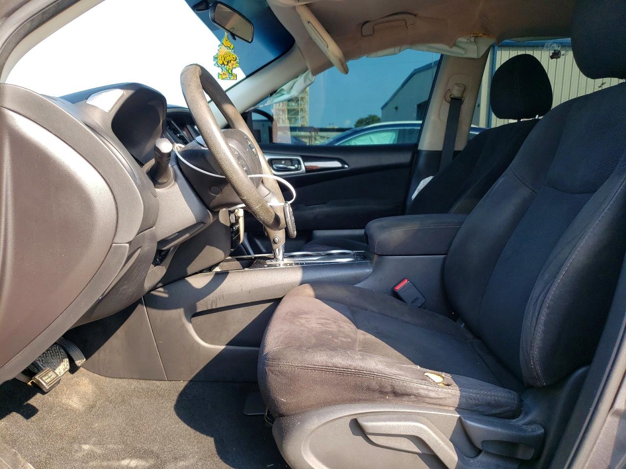 2015 Nissan Pathfinder S Gray vin: 5N1AR2MNXFC651019