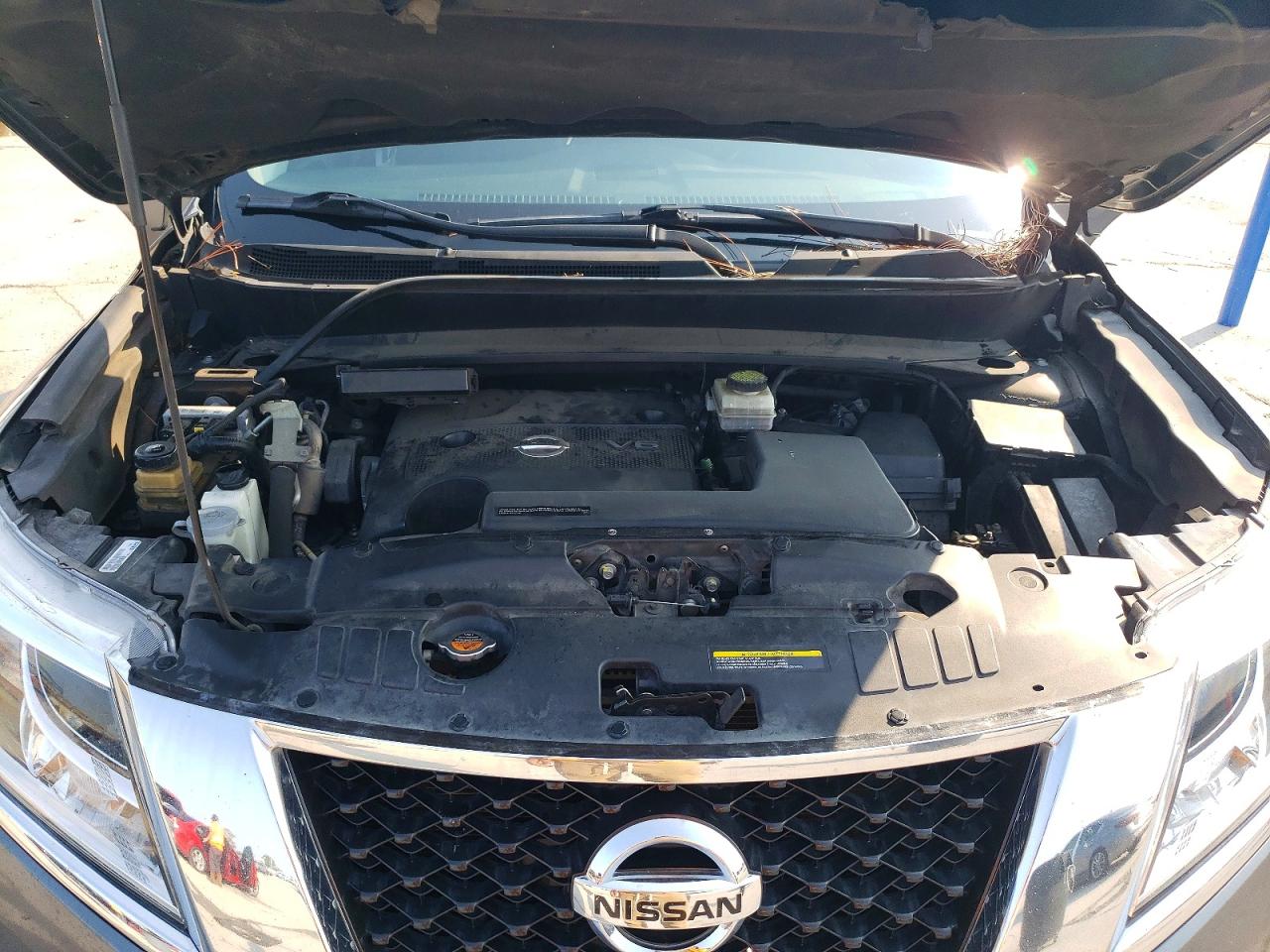 2015 Nissan Pathfinder S Gray vin: 5N1AR2MNXFC651019