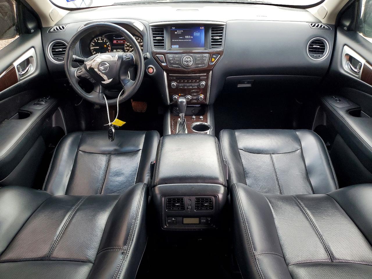 2015 Nissan Pathfinder S White vin: 5N1AR2MNXFC653062