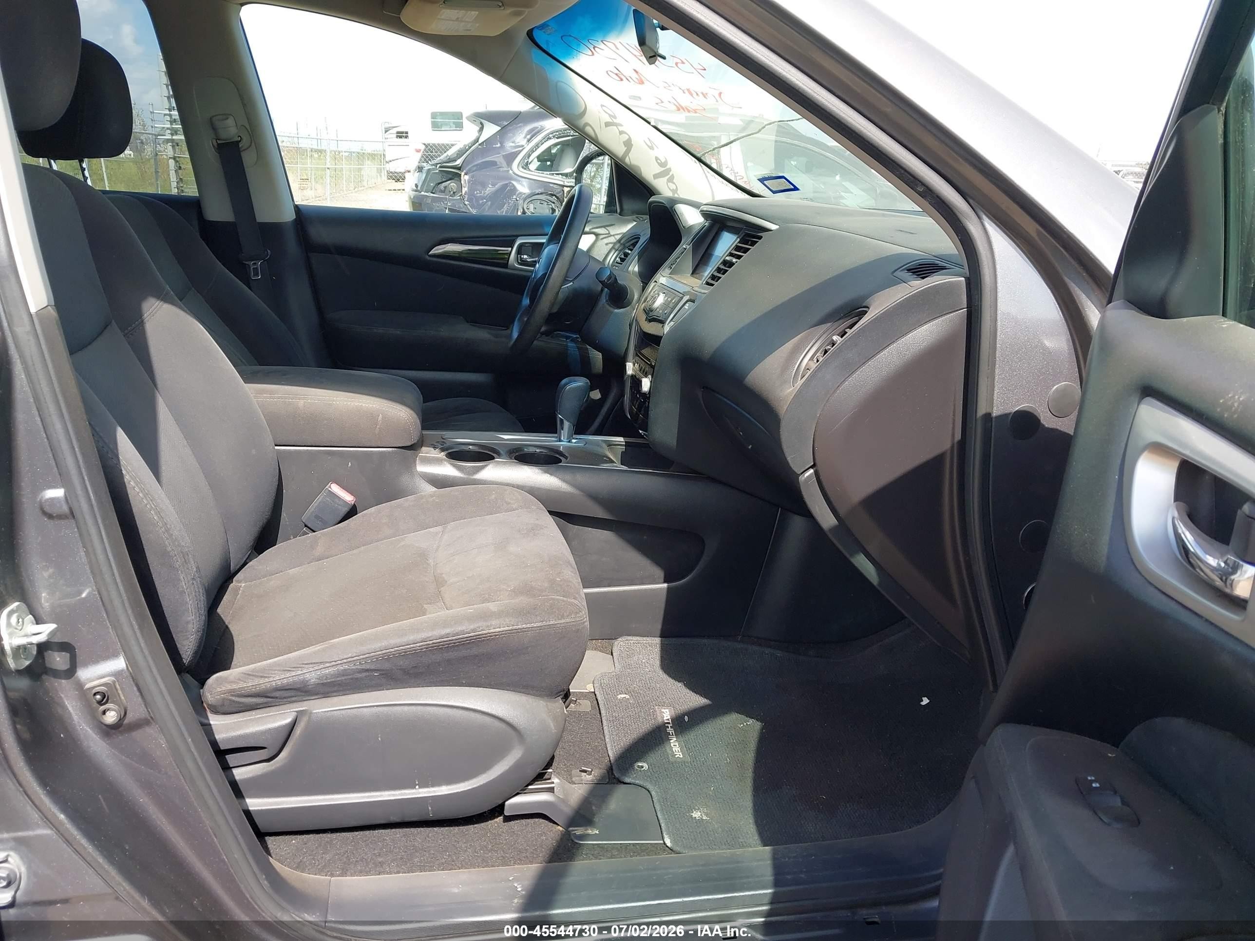 2015 Nissan Pathfinder S Gray vin: 5N1AR2MNXFC660884