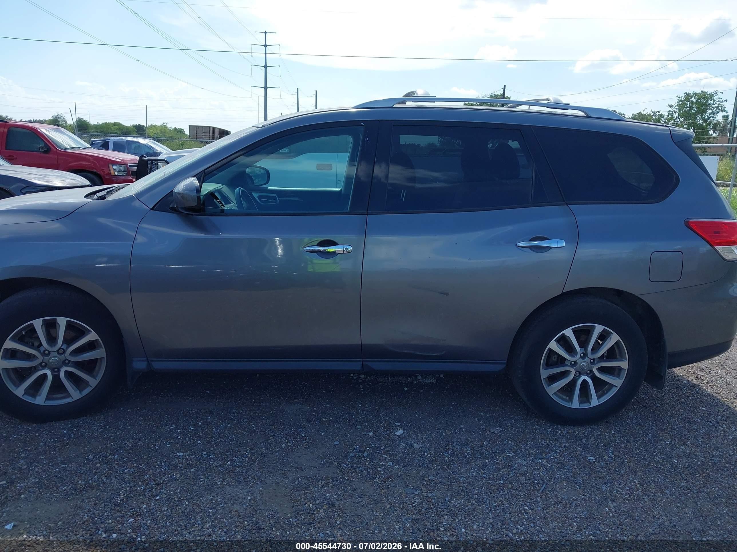 2015 Nissan Pathfinder S Gray vin: 5N1AR2MNXFC660884