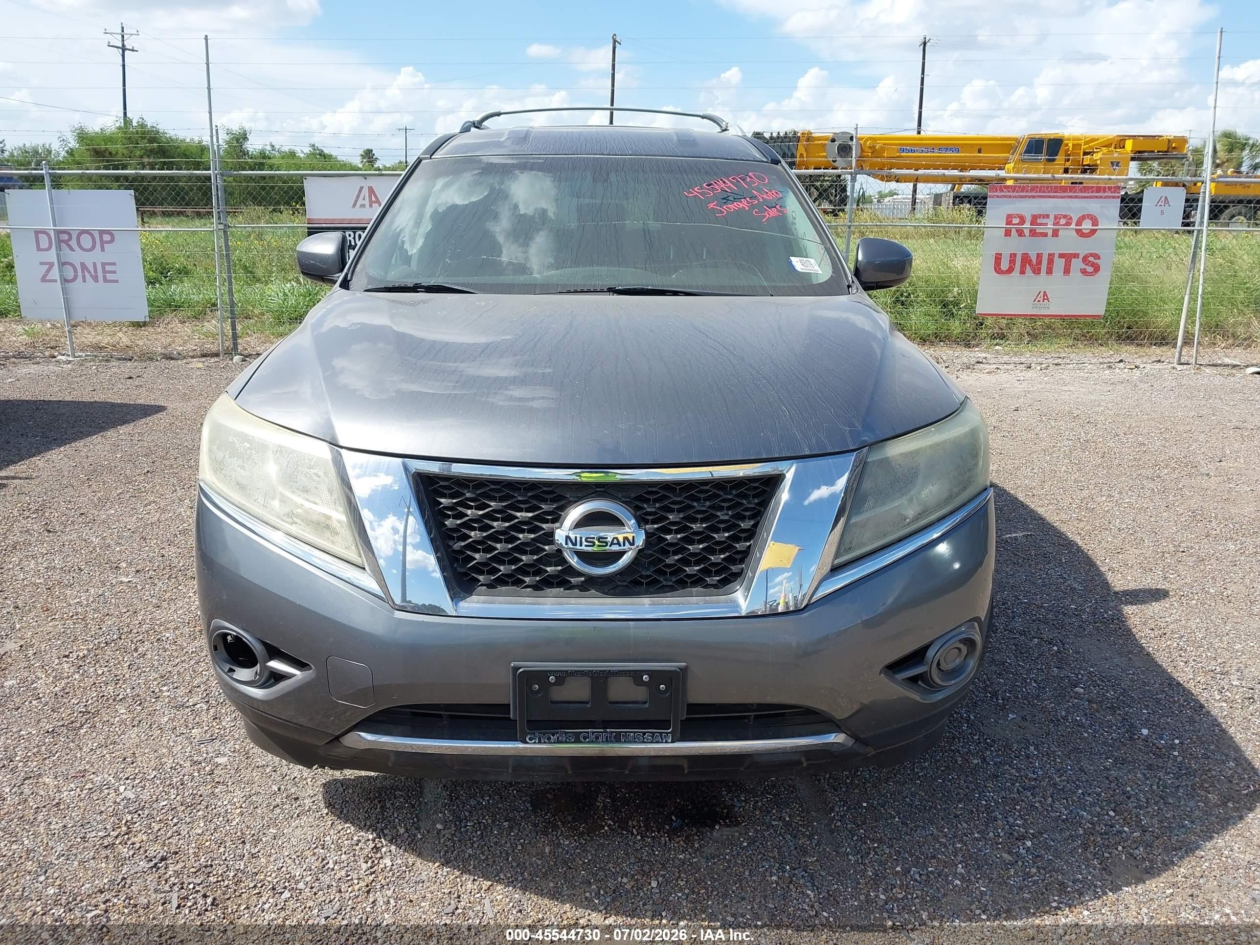 2015 Nissan Pathfinder S Gray vin: 5N1AR2MNXFC660884