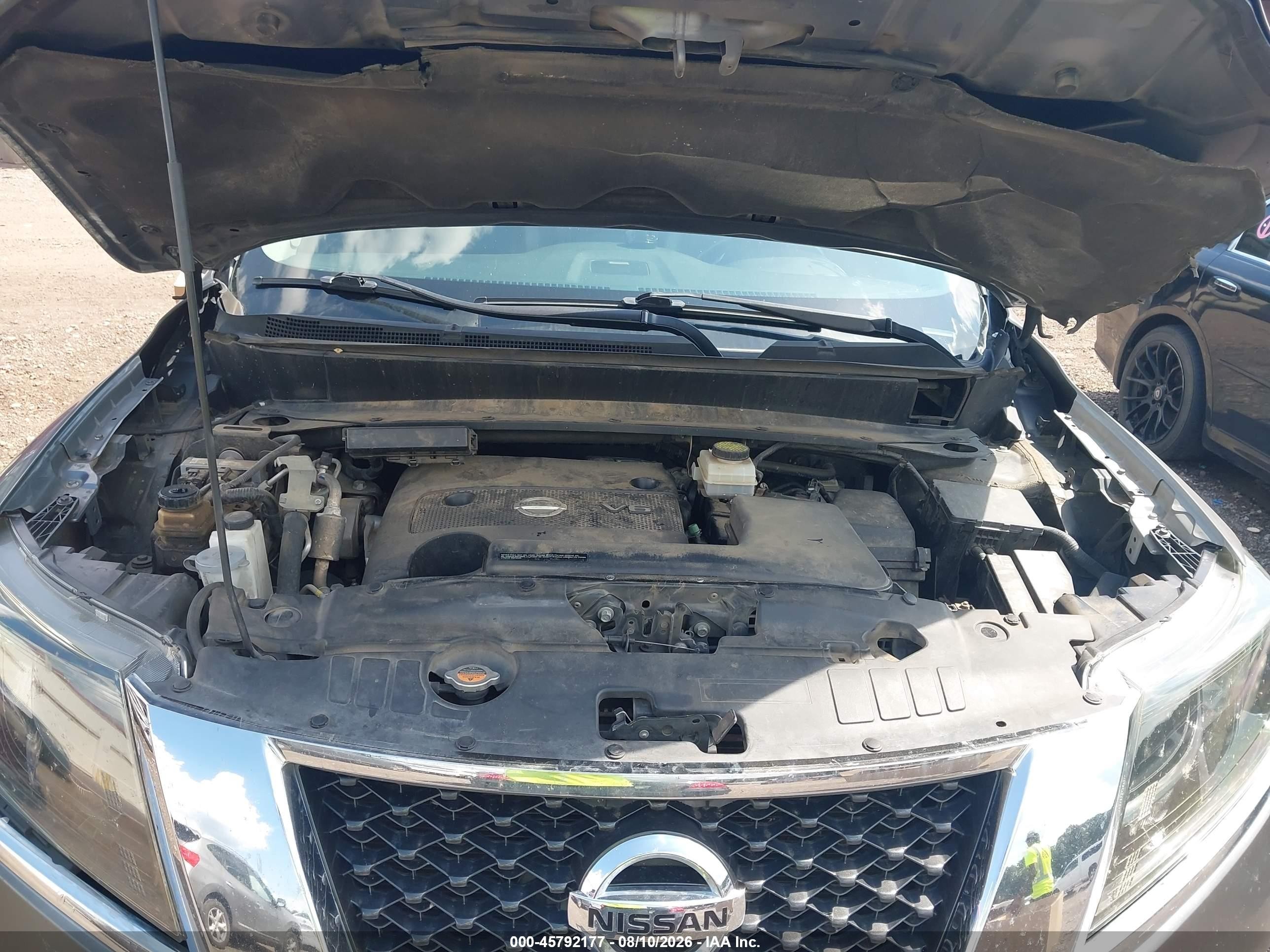 2015 Nissan Pathfinder Platinum Gray vin: 5N1AR2MNXFC670489