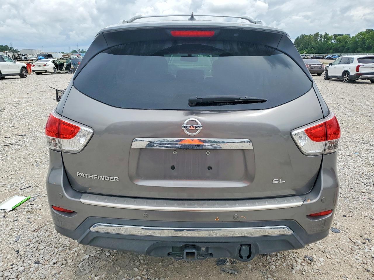 2015 Nissan Pathfinder Sl Gray vin: 5N1AR2MNXFC674400