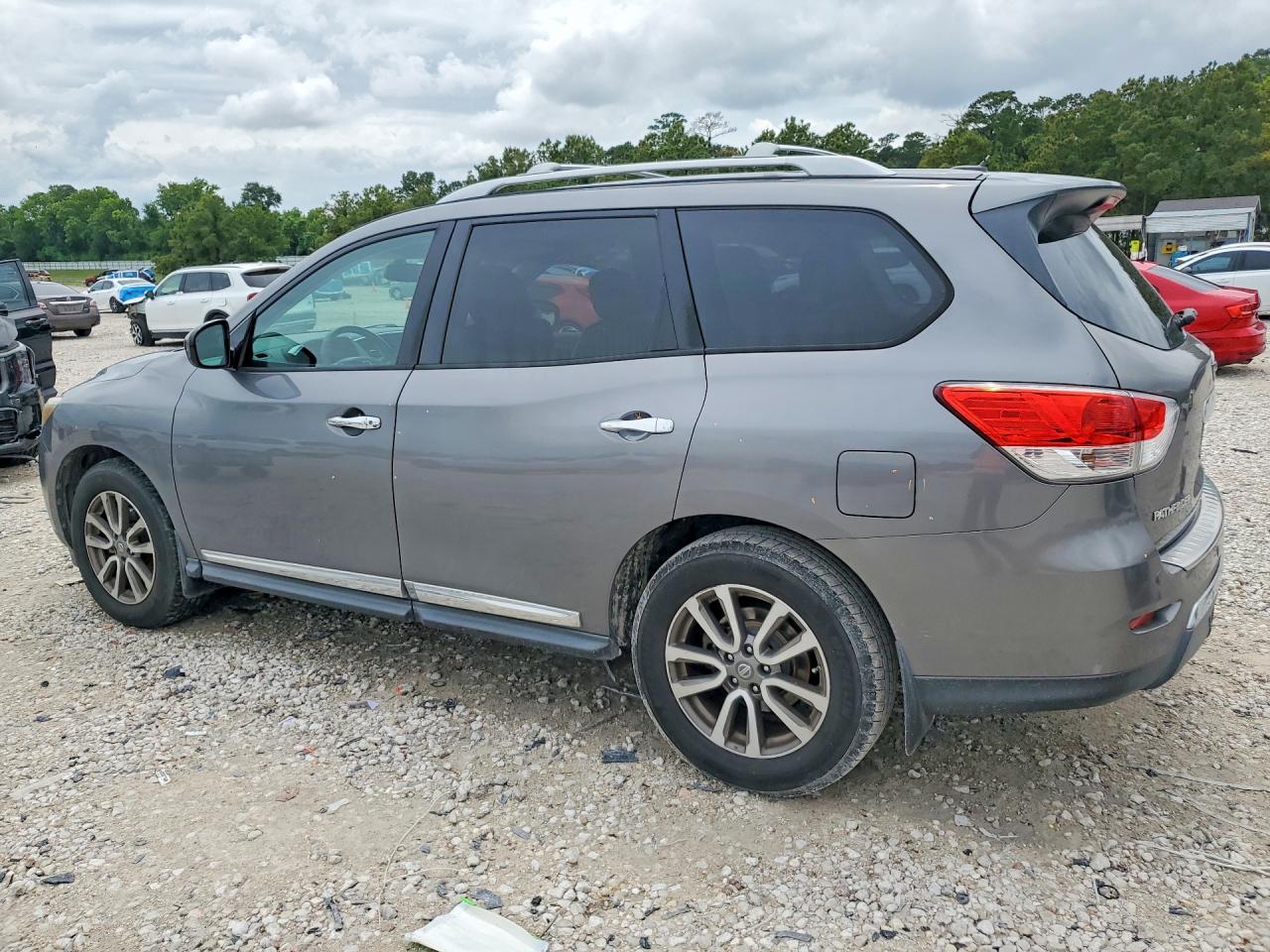 2015 Nissan Pathfinder Sl Gray vin: 5N1AR2MNXFC674400