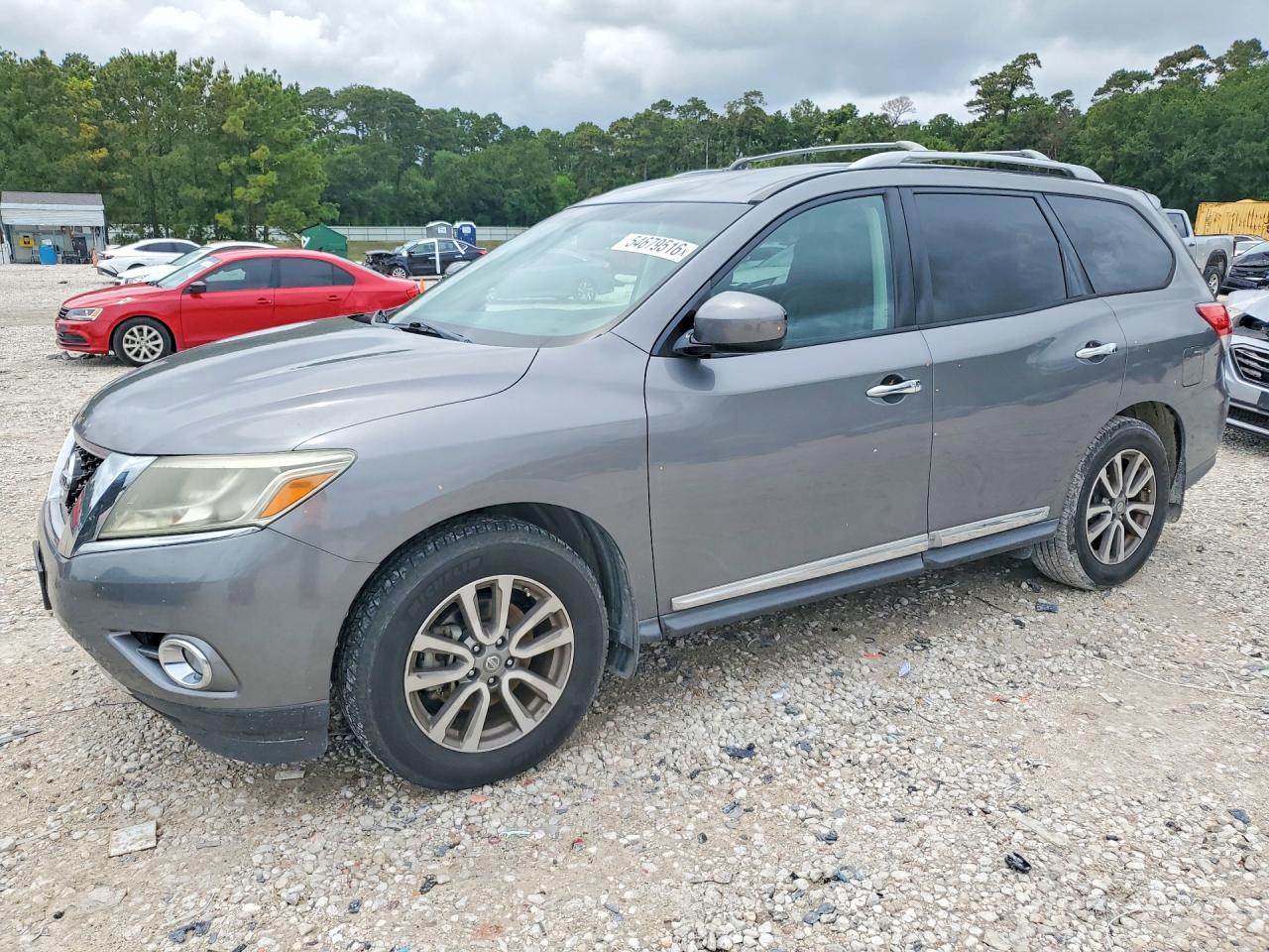 2015 Nissan Pathfinder Sl Gray vin: 5N1AR2MNXFC674400