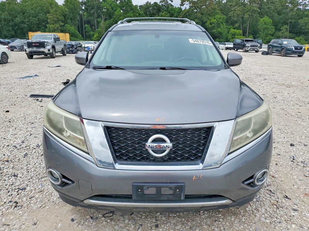 2015 Nissan Pathfinder Sl Gray vin: 5N1AR2MNXFC674400