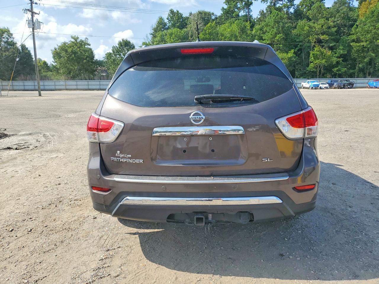 2015 Nissan Pathfinder Sl Brown vin: 5N1AR2MNXFC689849