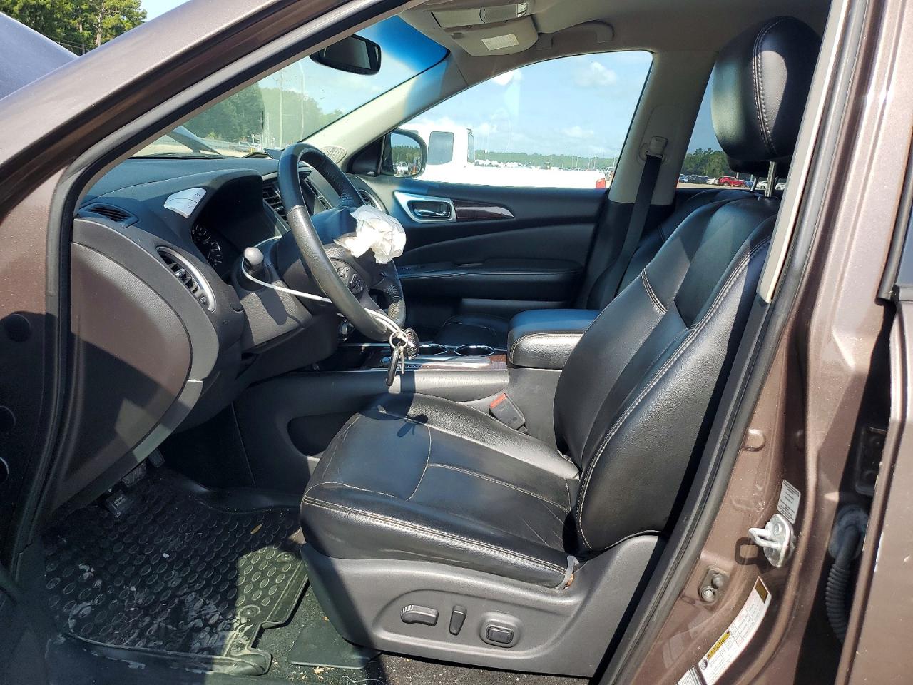 2015 Nissan Pathfinder Sl Brown vin: 5N1AR2MNXFC689849