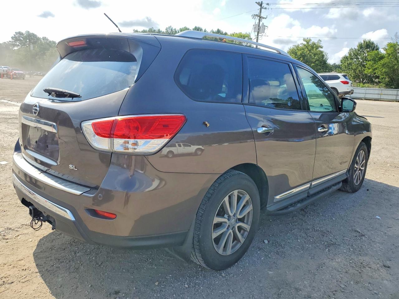 2015 Nissan Pathfinder Sl Brown vin: 5N1AR2MNXFC689849