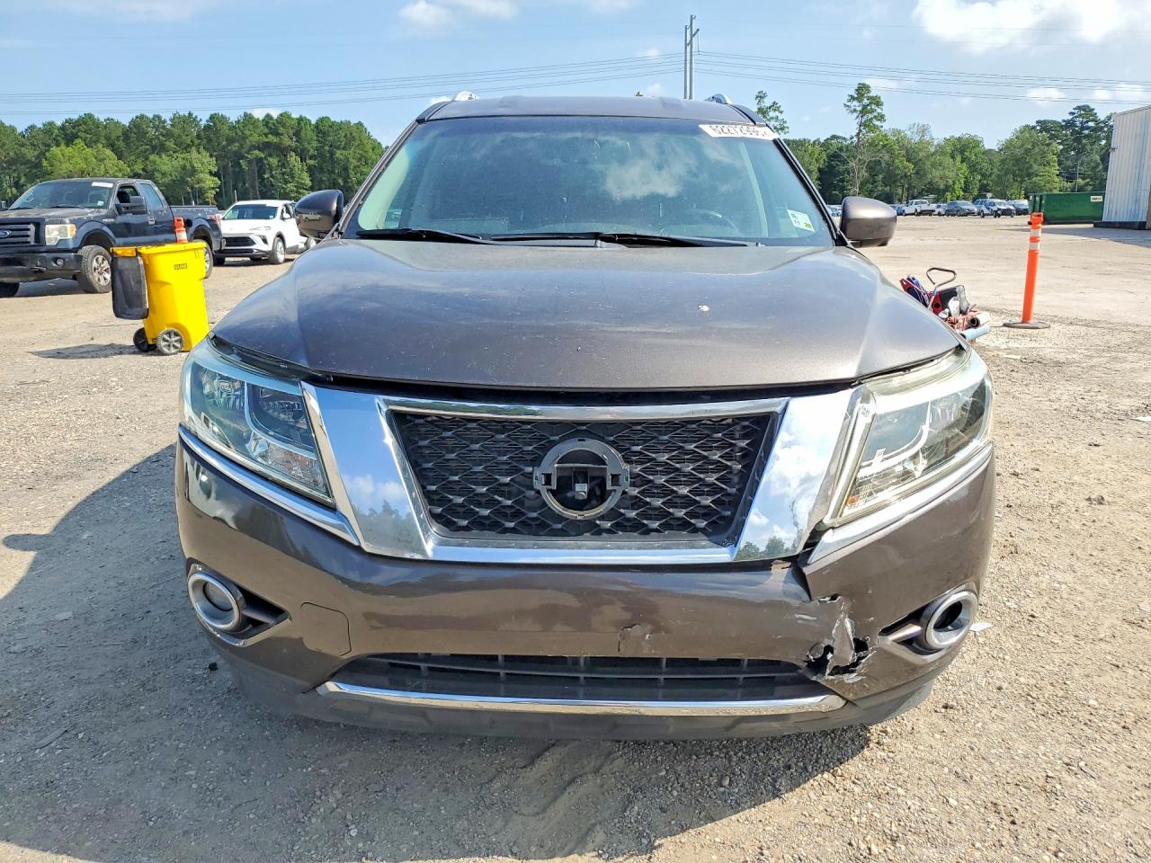 2015 Nissan Pathfinder Sl Brown vin: 5N1AR2MNXFC689849