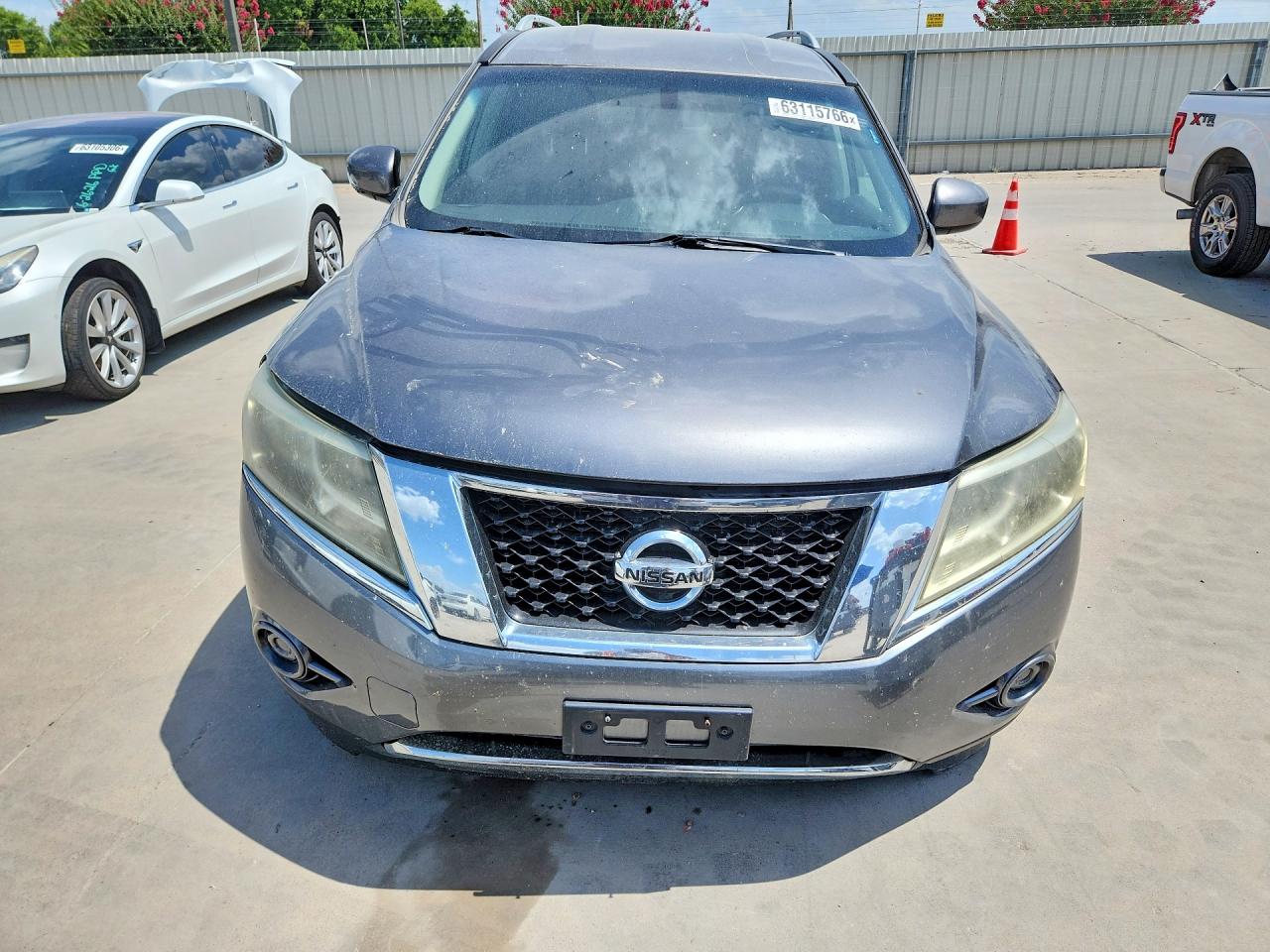 2016 Nissan Pathfinder S Gray vin: 5N1AR2MNXGC636411