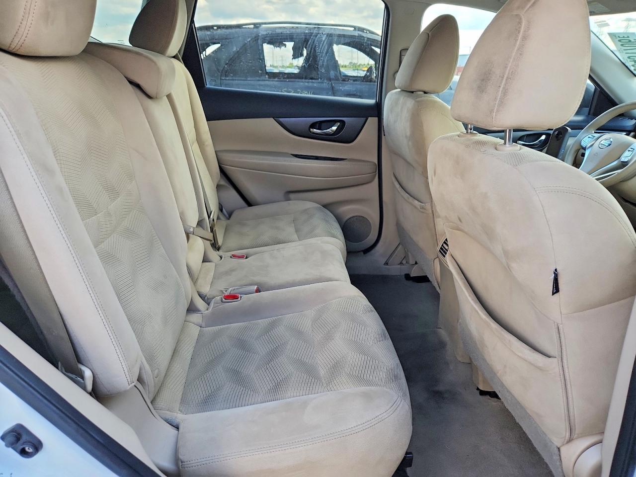 2014 Nissan Rogue Sv White vin: 5N1AT2MK0EC861084