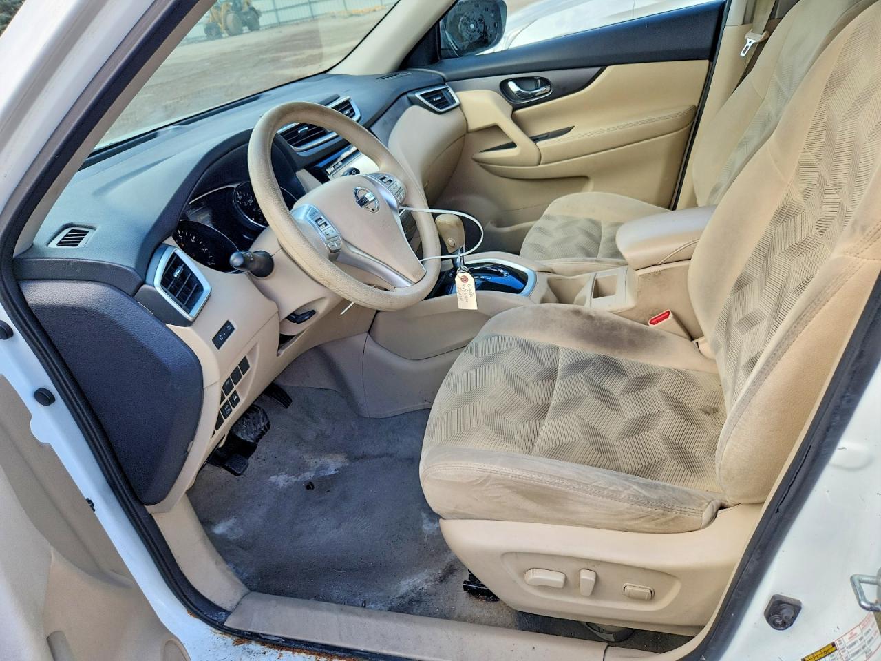 2014 Nissan Rogue Sv White vin: 5N1AT2MK0EC861084
