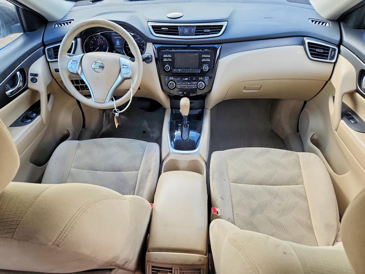 2014 Nissan Rogue Sv White vin: 5N1AT2MK0EC861084