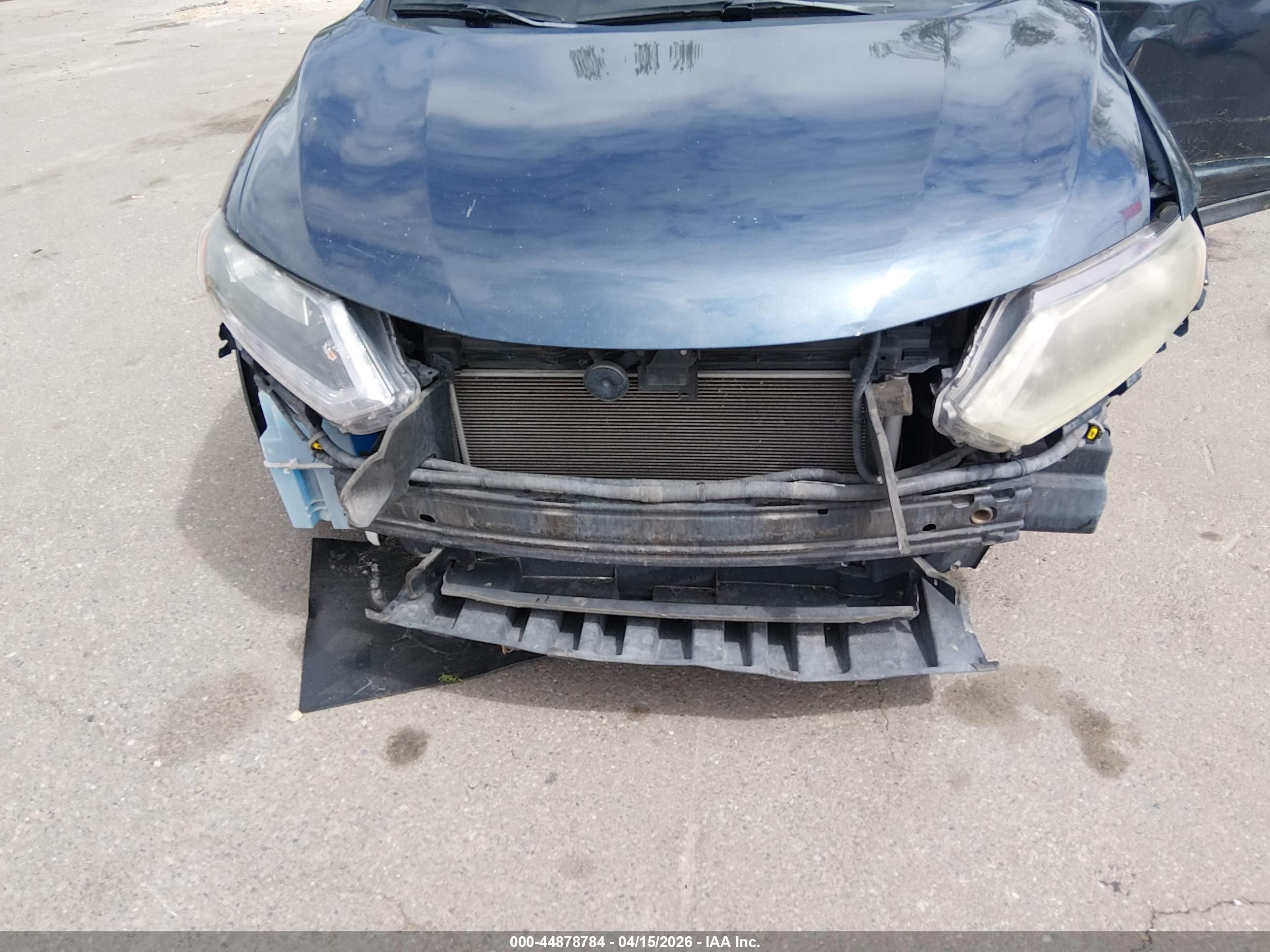 2015 Nissan Rogue S Blue vin: 5N1AT2MK0FC829186