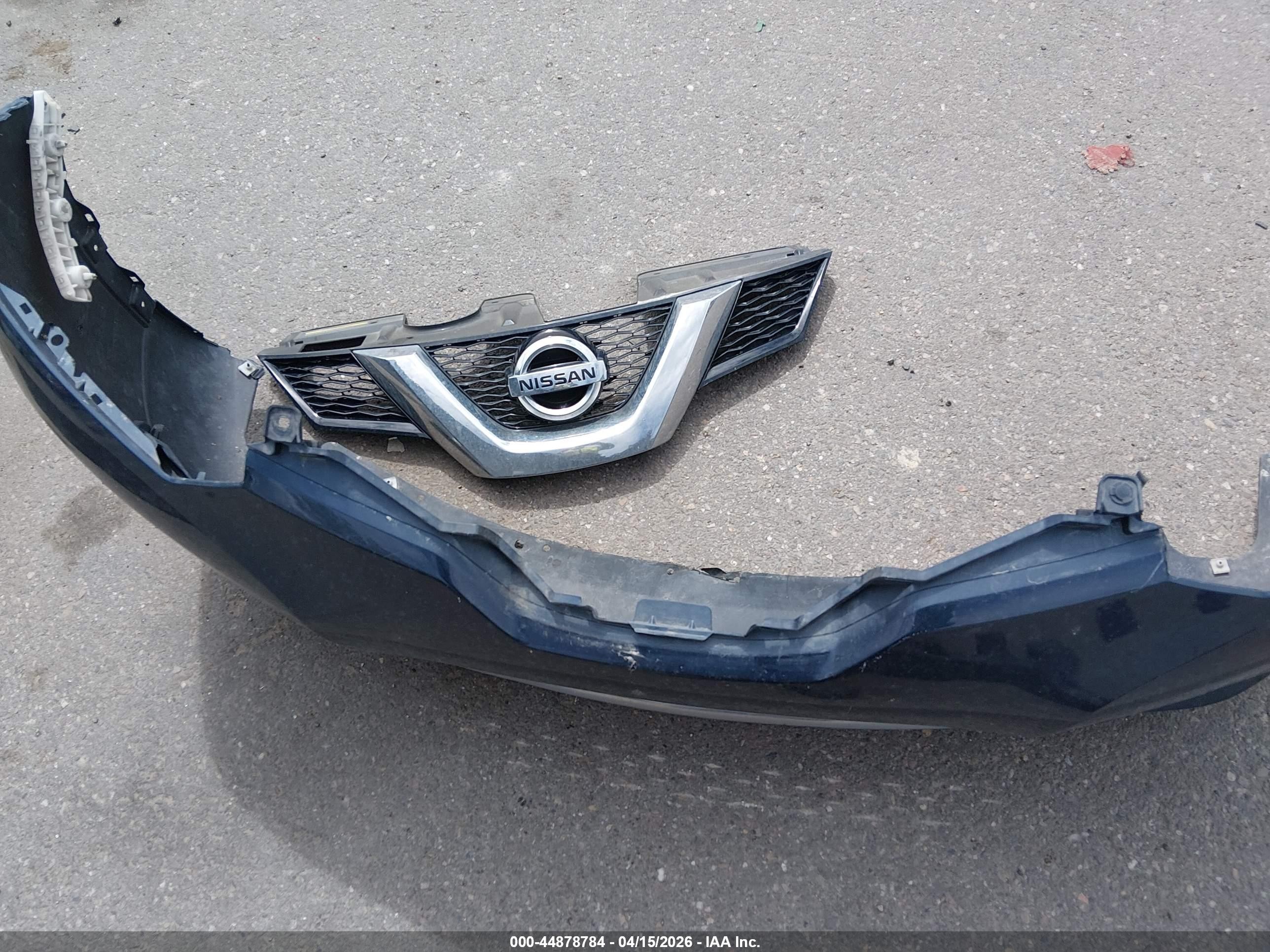 2015 Nissan Rogue S Blue vin: 5N1AT2MK0FC829186