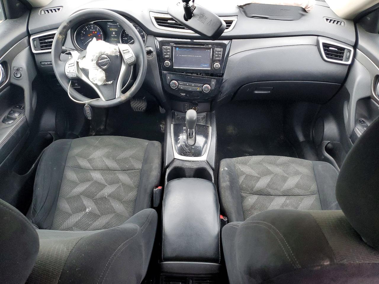 2015 Nissan Rogue Sv Black vin: 5N1AT2MK0FC896161