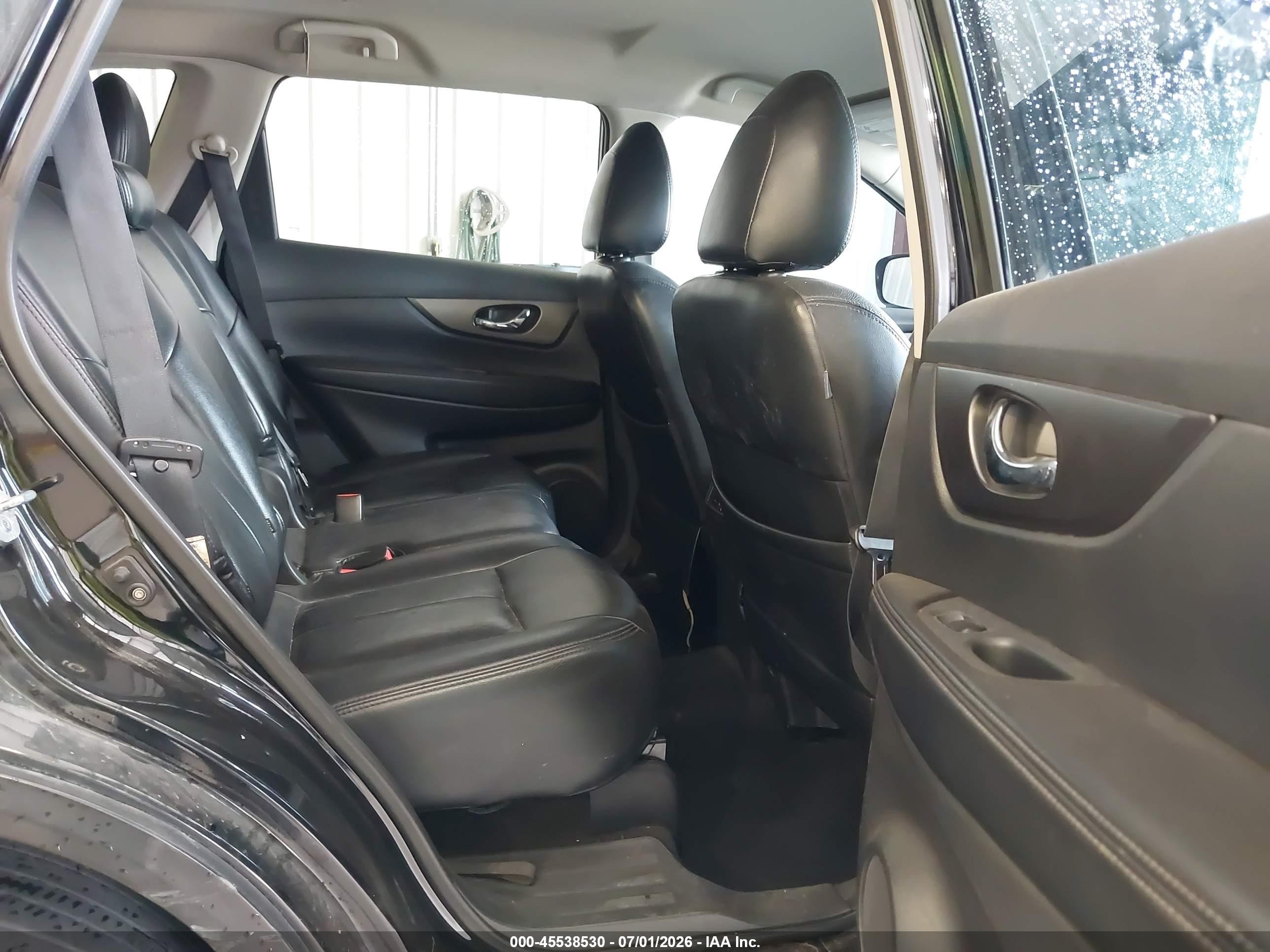 2014 Nissan Rogue S Black vin: 5N1AT2MK2EC776246