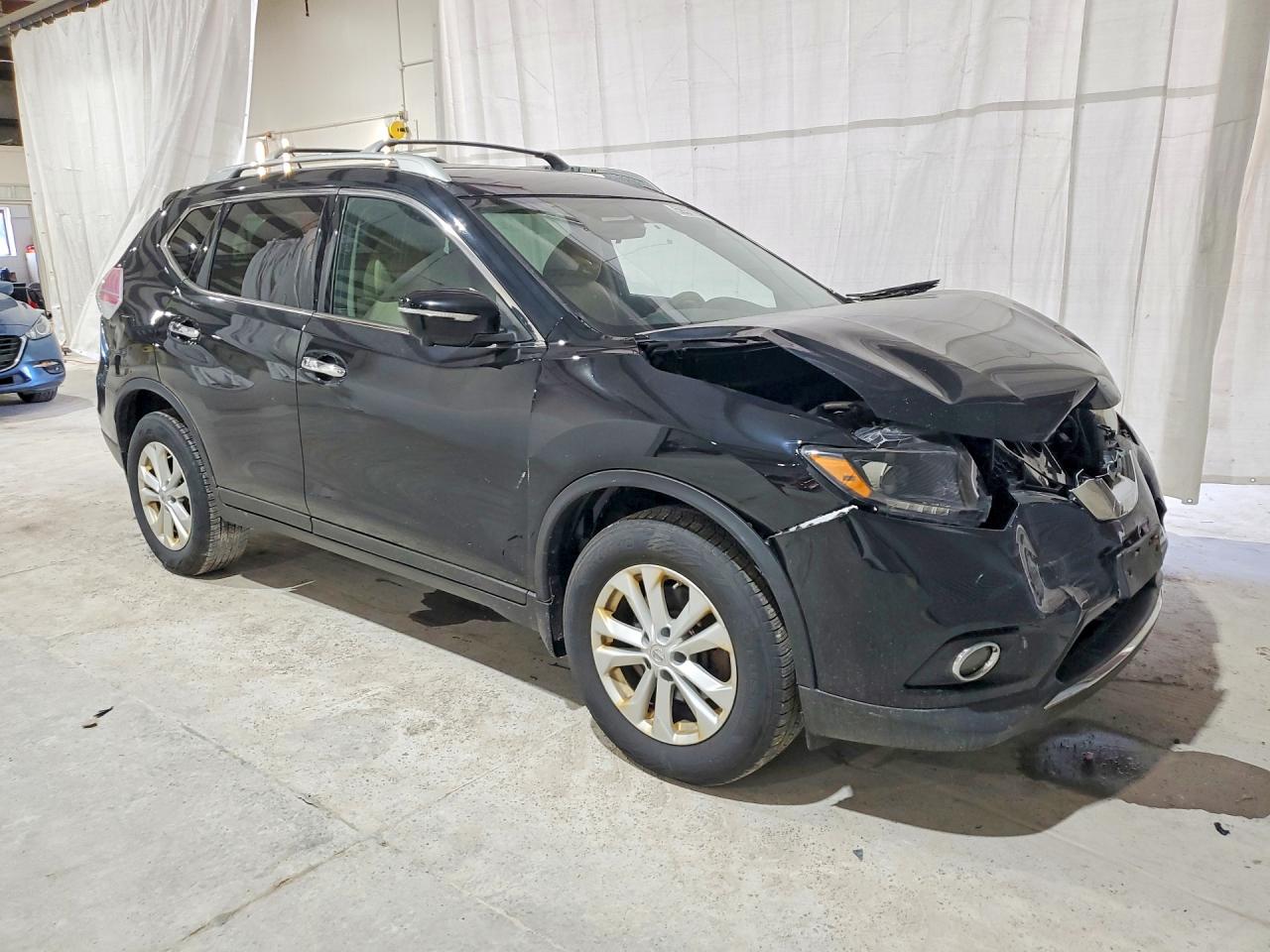 2014 Nissan Rogue Sv Black vin: 5N1AT2MK3EC814180