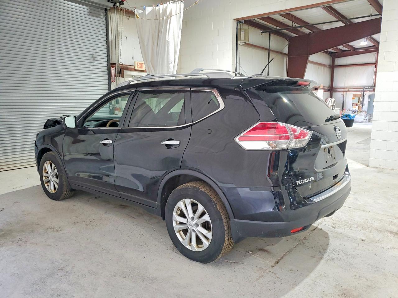 2014 Nissan Rogue Sv Black vin: 5N1AT2MK3EC814180