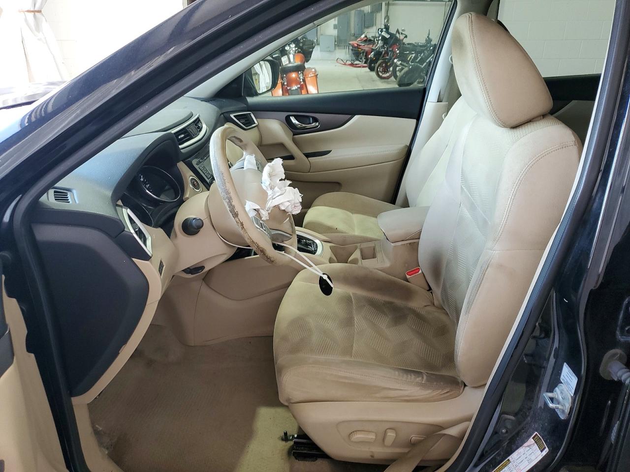 2014 Nissan Rogue Sv Black vin: 5N1AT2MK3EC814180