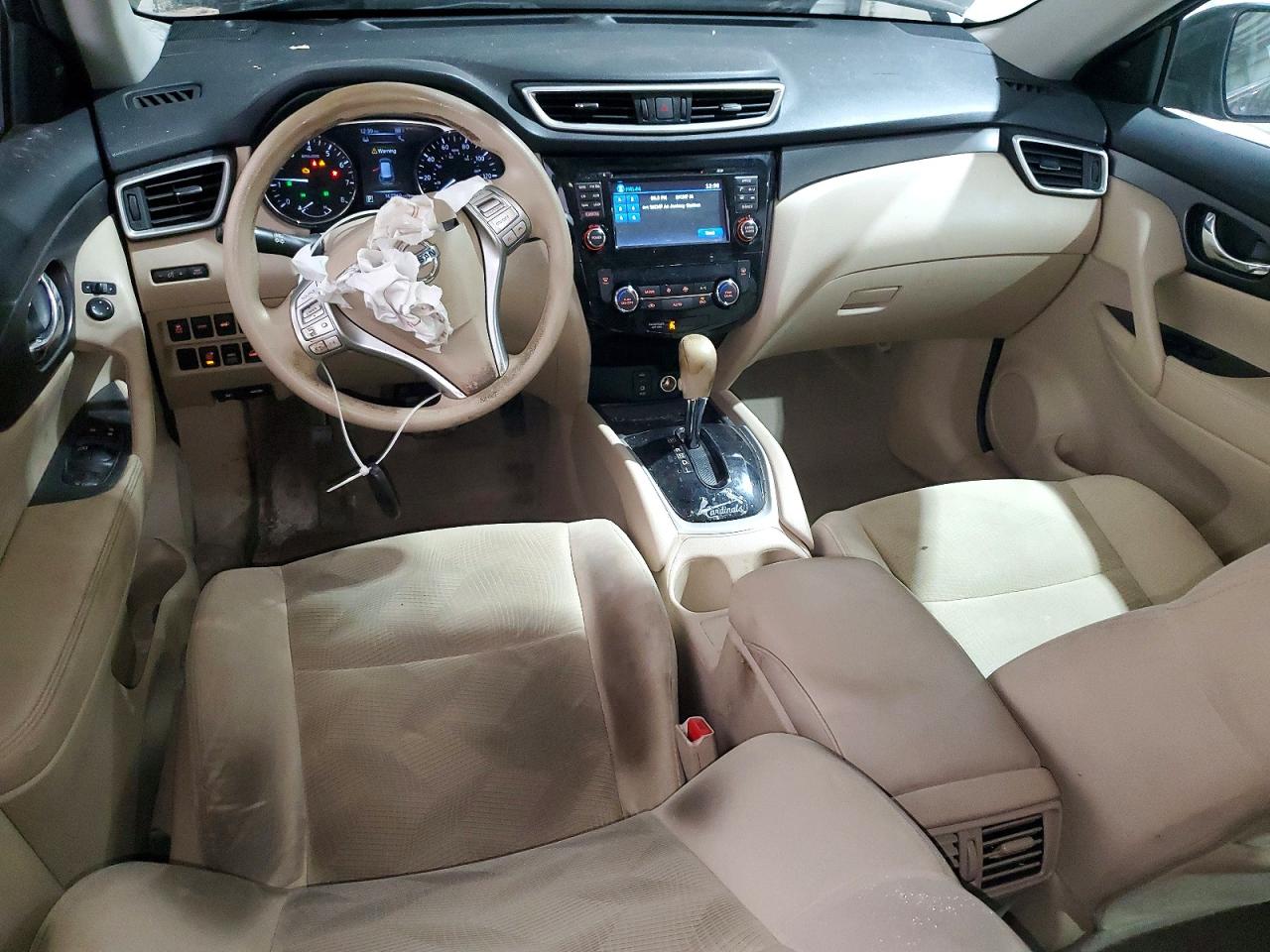 2014 Nissan Rogue Sv Black vin: 5N1AT2MK3EC814180