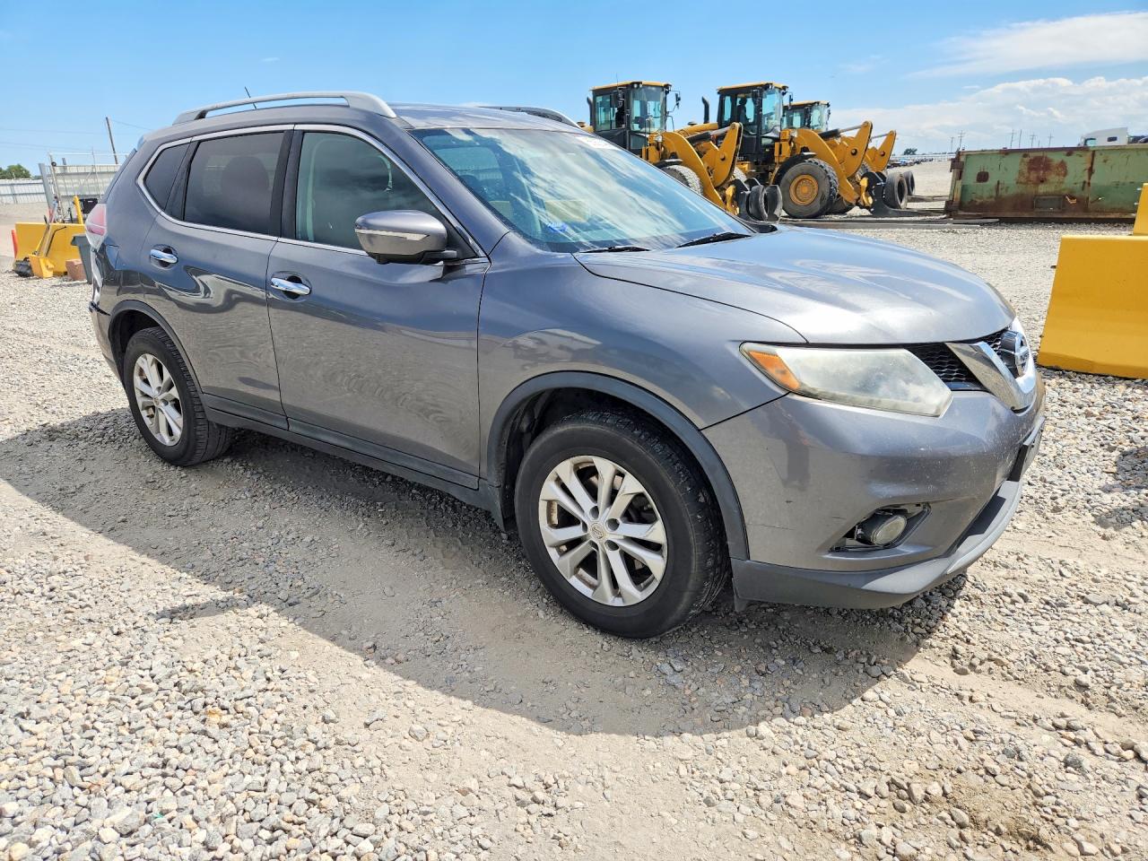 2015 Nissan Rogue Sv Gray vin: 5N1AT2MK3FC896168