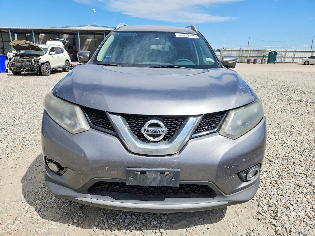 2015 Nissan Rogue Sv Gray vin: 5N1AT2MK3FC896168