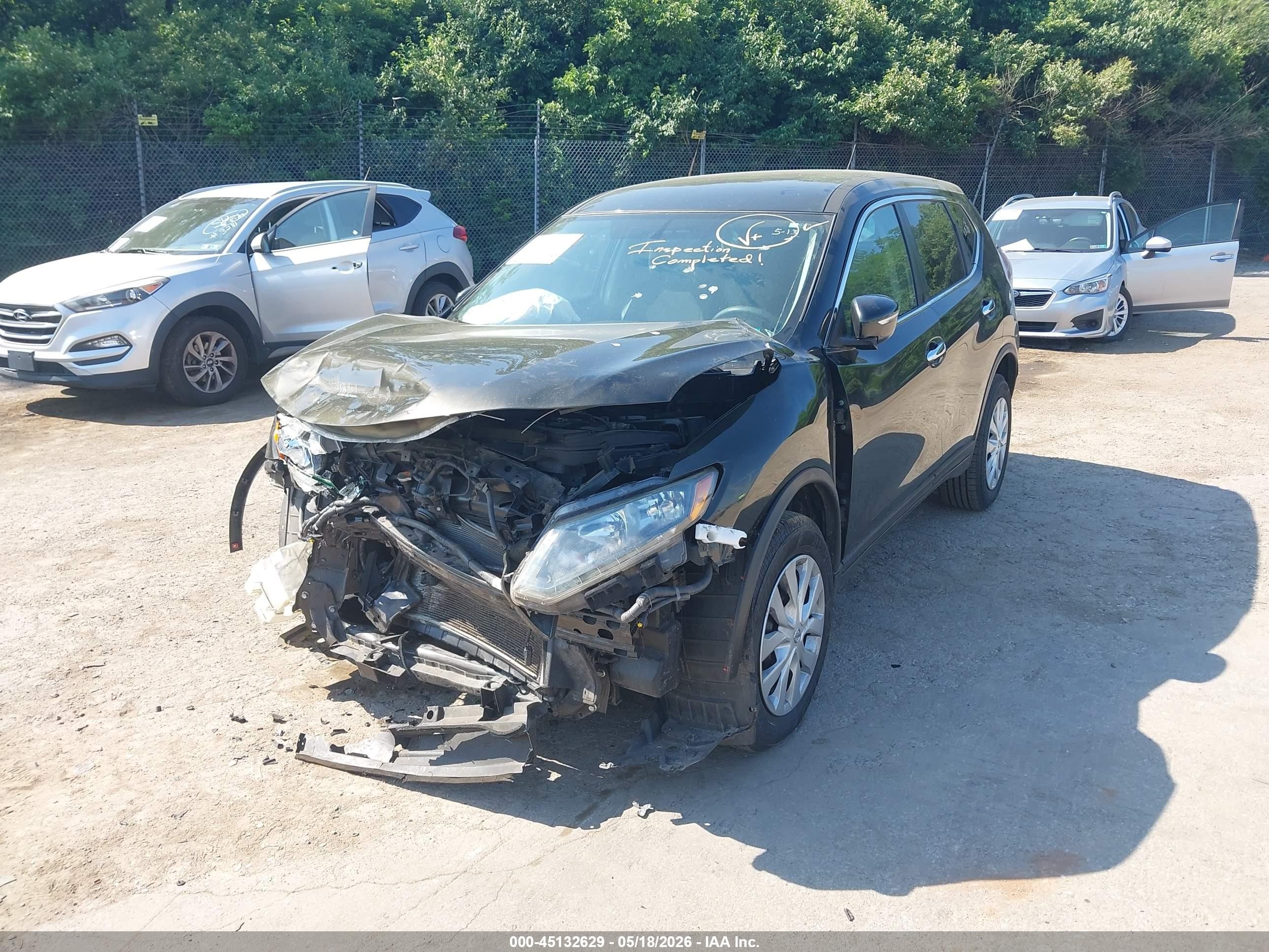2014 Nissan Rogue S Green vin: 5N1AT2MK4EC790391