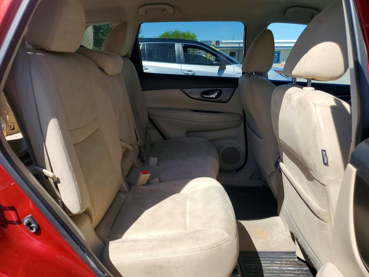 2014 Nissan Rogue Sv Red vin: 5N1AT2MK4EC849925