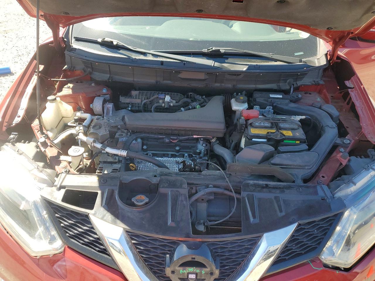 2014 Nissan Rogue Sv Red vin: 5N1AT2MK4EC849925