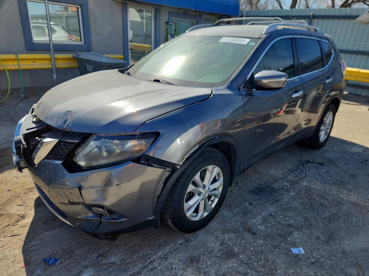 2014 Niss Rogue Sv Gray vin: 5N1AT2MK4EC856874