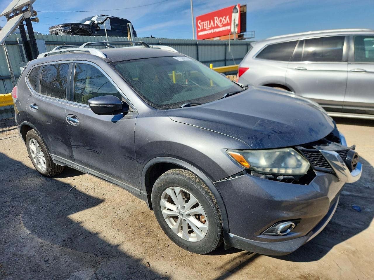2014 Niss Rogue Sv Gray vin: 5N1AT2MK4EC856874