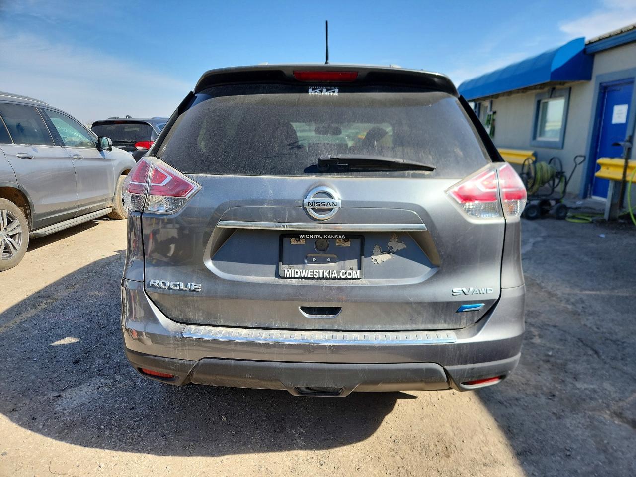 2014 Niss Rogue Sv Gray vin: 5N1AT2MK4EC856874