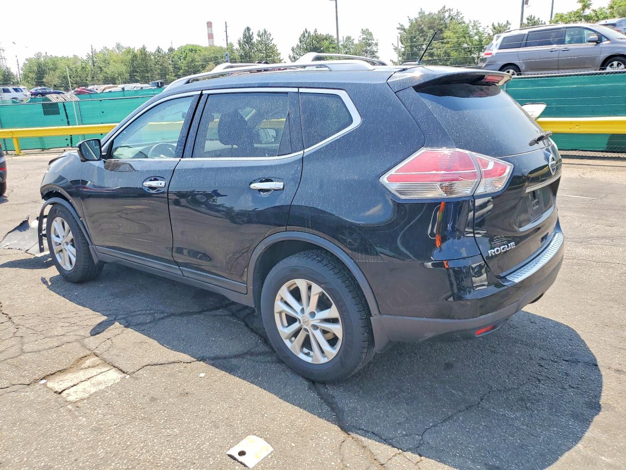2015 Nissan Rogue Sv Black vin: 5N1AT2MK4FC782891