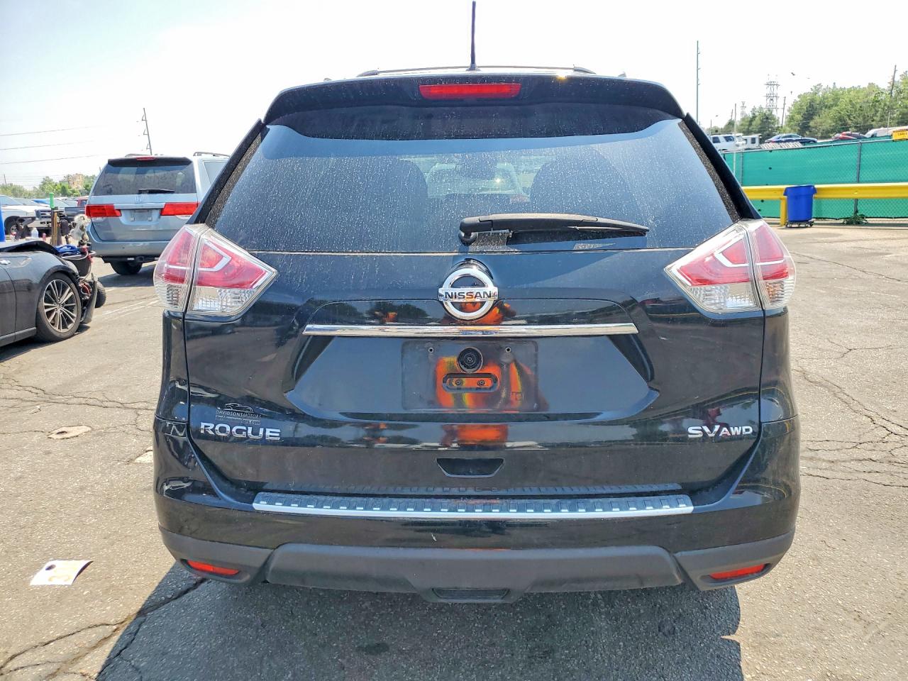 2015 Nissan Rogue Sv Black vin: 5N1AT2MK4FC782891