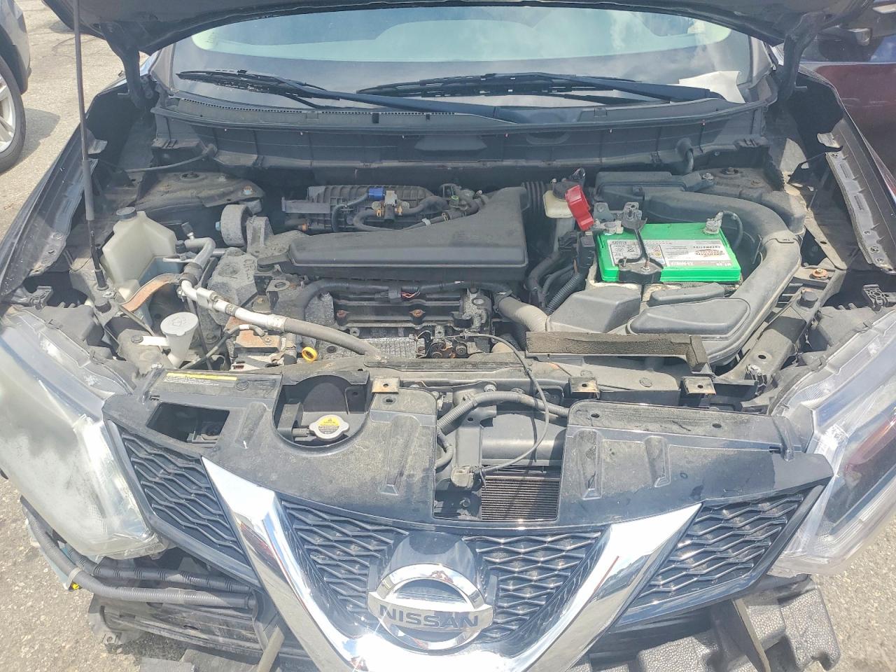 2015 Nissan Rogue Sv Black vin: 5N1AT2MK4FC872011