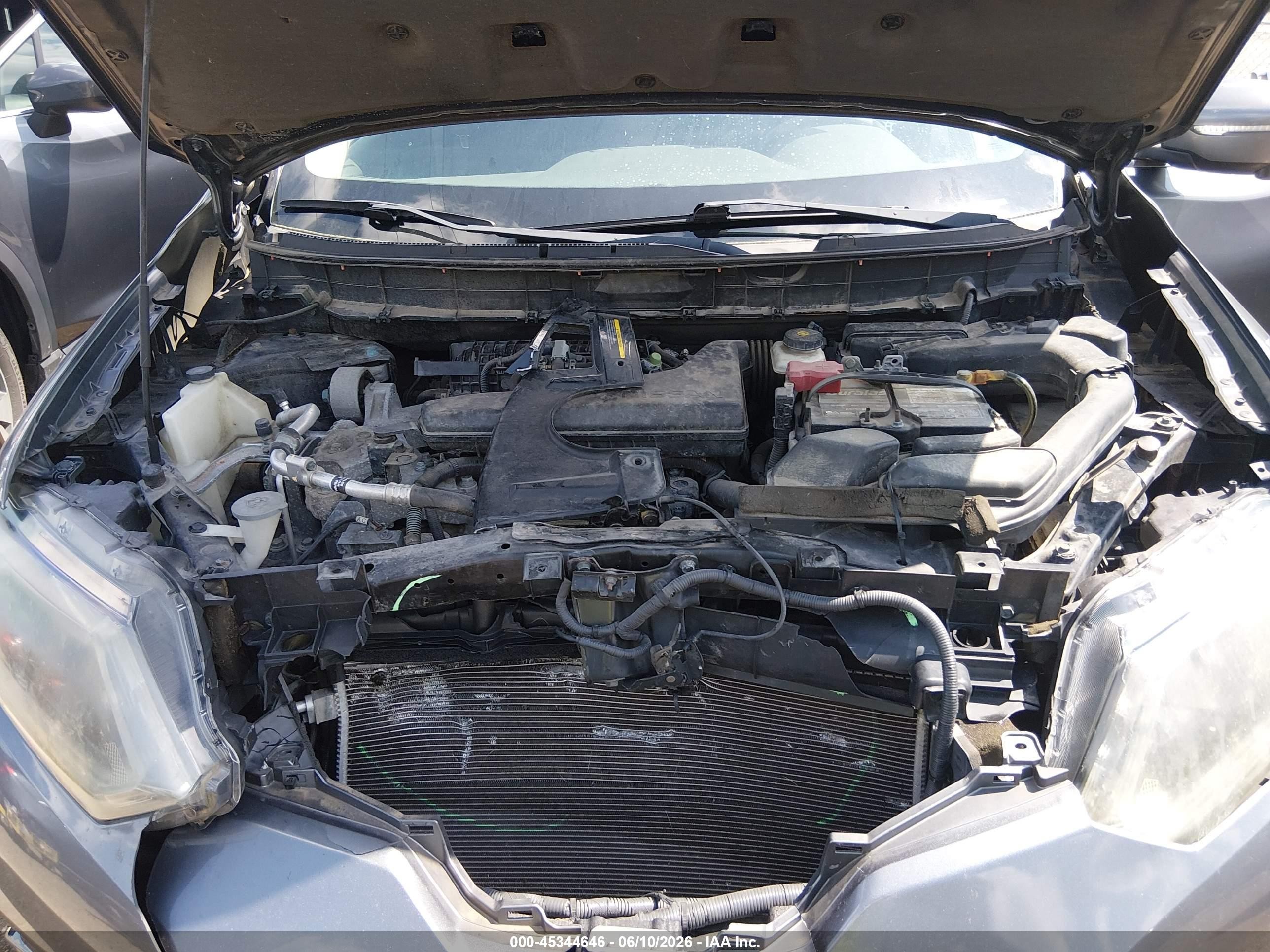 2014 Nissan Rogue Sv Gray vin: 5N1AT2MK5EC788889