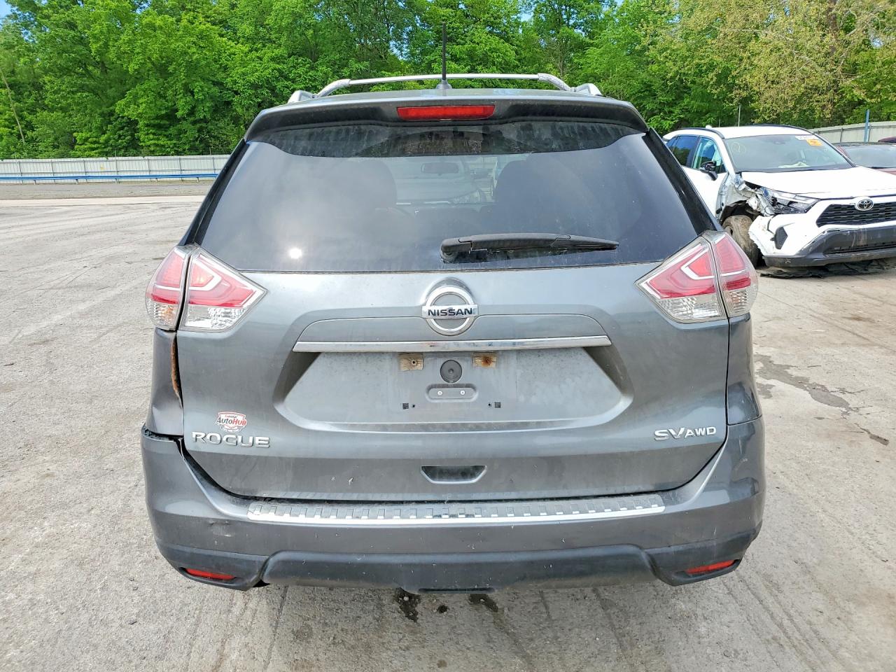 2015 Nissan Rogue S Gray vin: 5N1AT2MK5FC785282