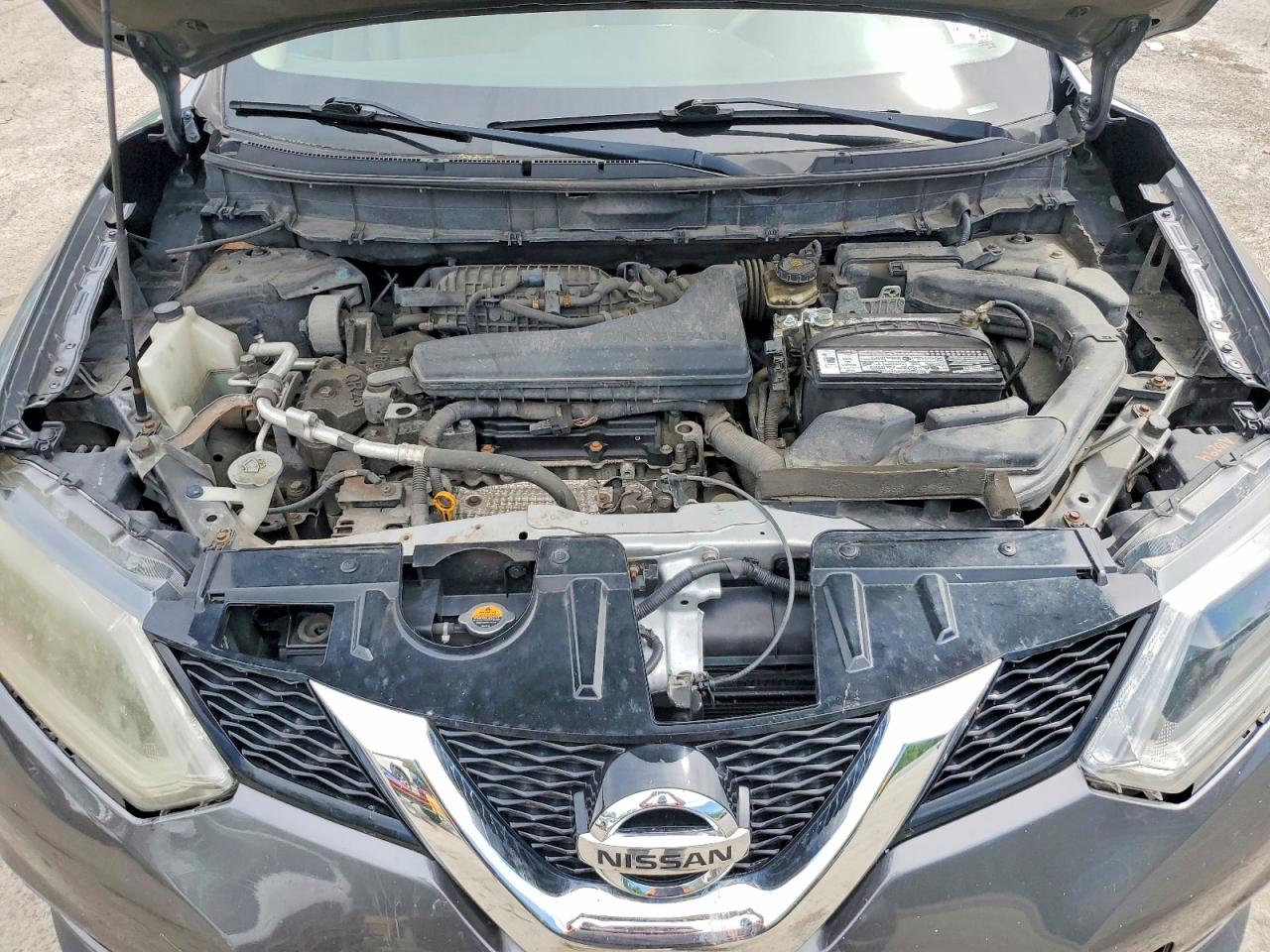 2015 Nissan Rogue S Gray vin: 5N1AT2MK5FC785282