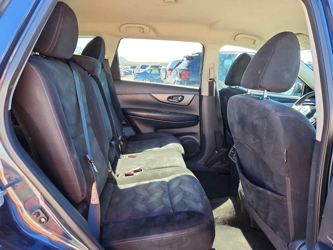 2015 Nissan Rogue Sv Blue vin: 5N1AT2MK5FC885785