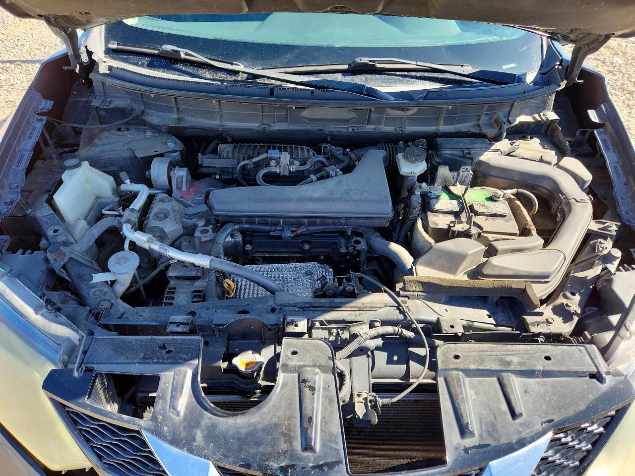 2015 Nissan Rogue Sv Blue vin: 5N1AT2MK5FC885785