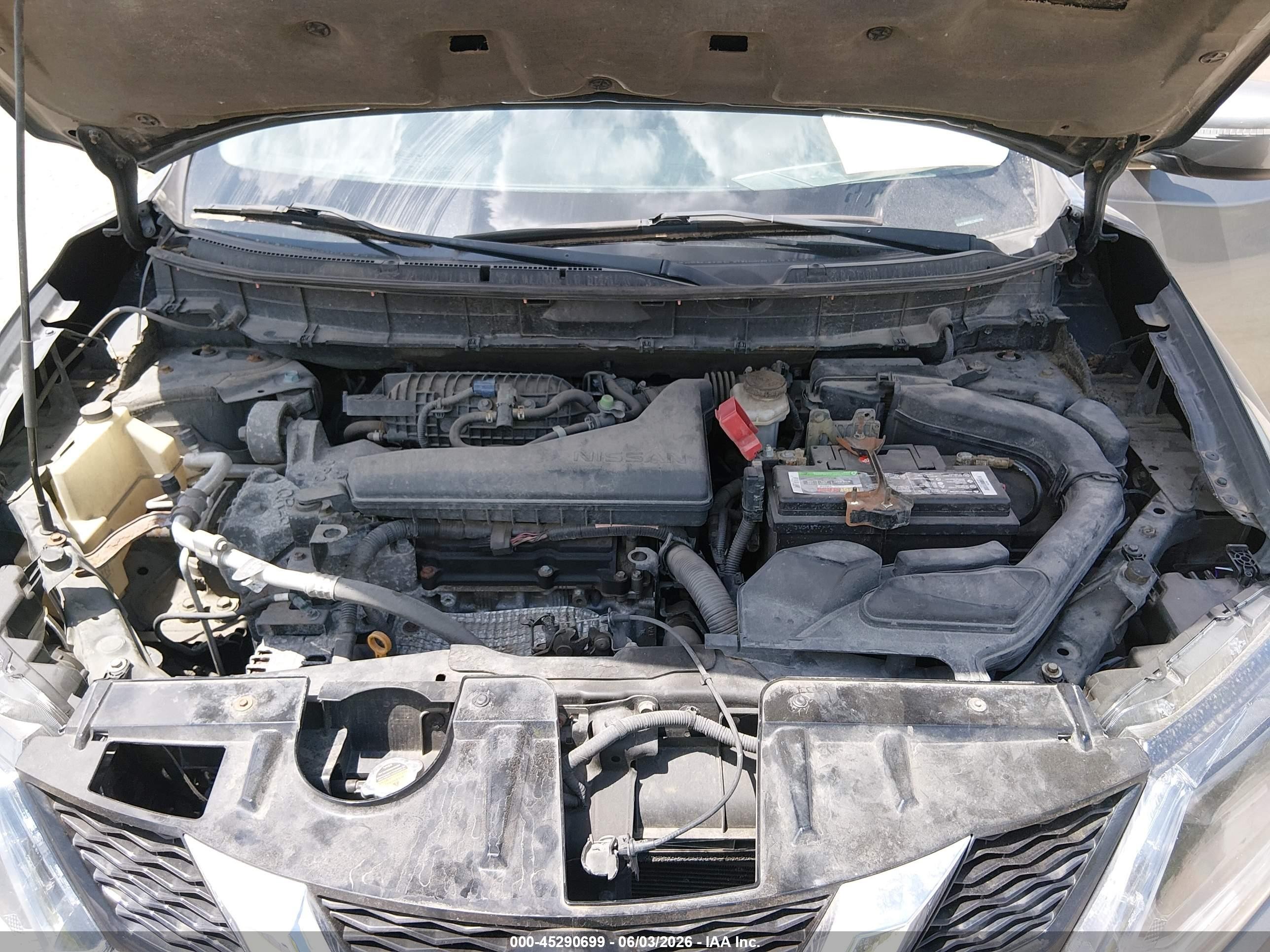 2014 Nissan Rogue Sv Gray vin: 5N1AT2MK6EC842748